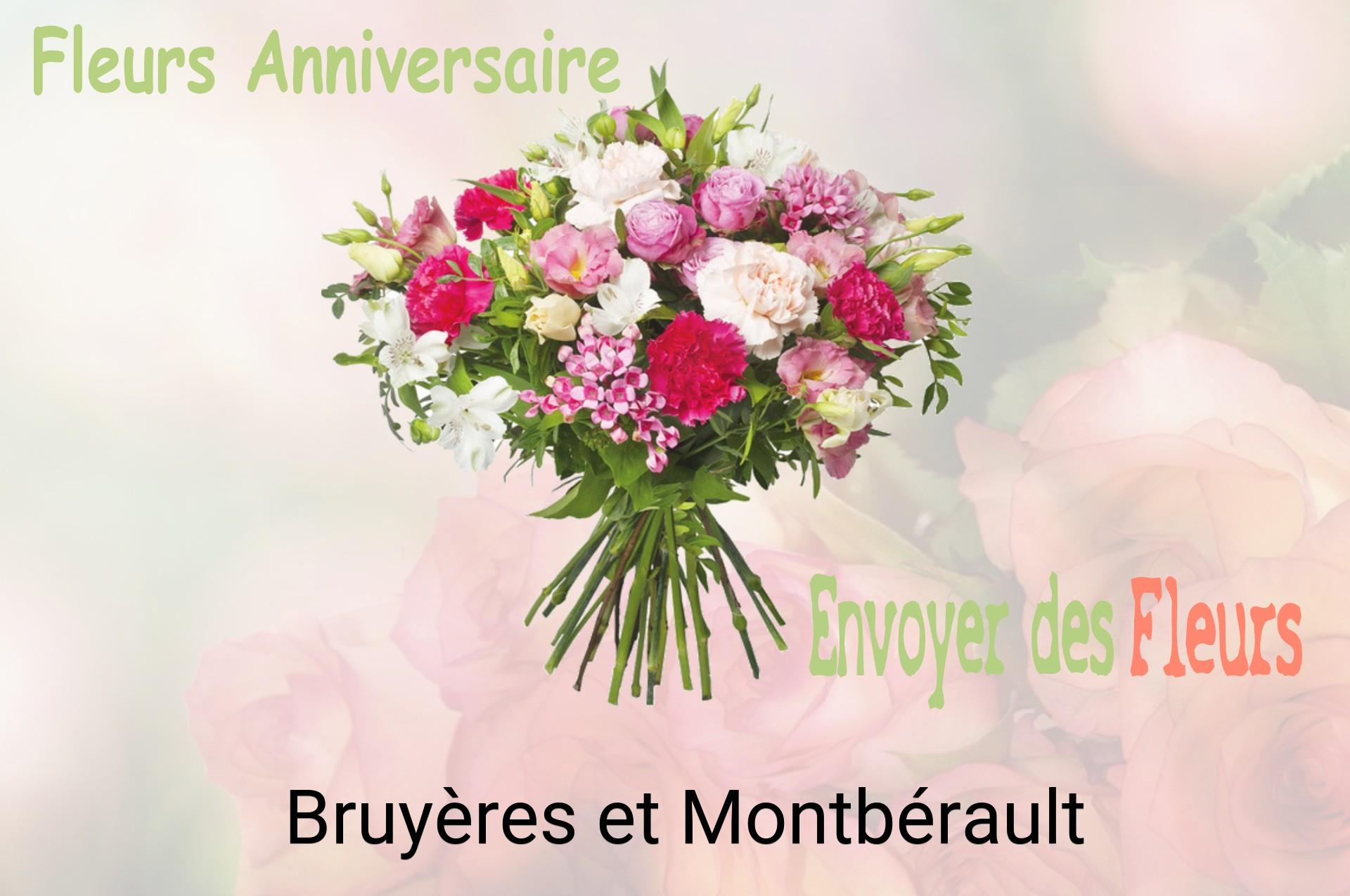 Bouquet de fleurs d’anniversaire livré à Bruyères-et-Montbérault