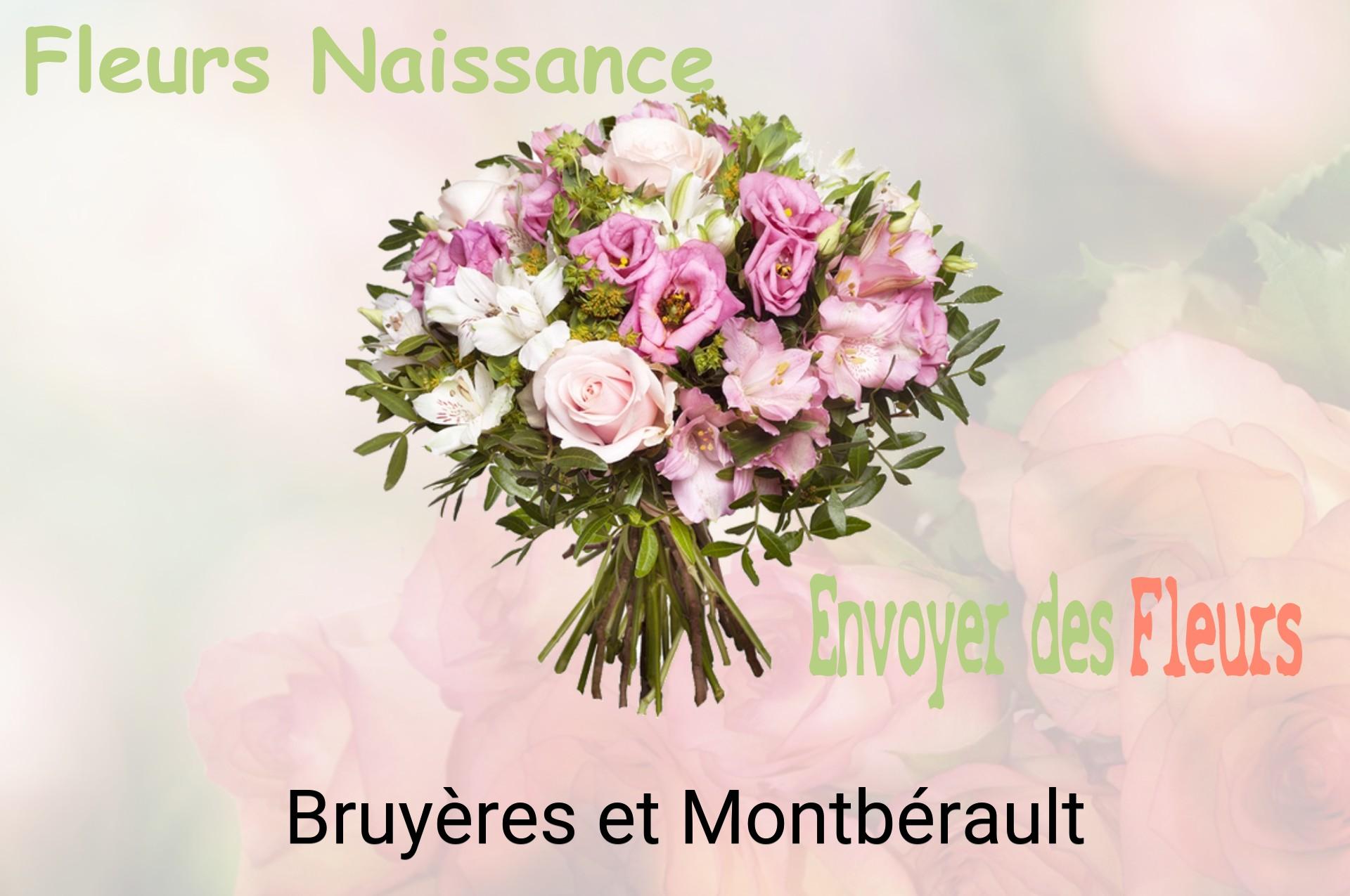 Bouquet de fleurs de naissance livré à Bruyères-et-Montbérault